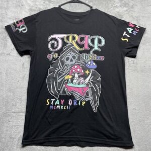 Fresh Laundry T Shirt Unisex Large Tripp Of A Lifetime Graphic Crew Reaper